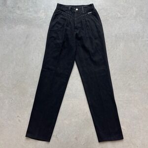 Vintage Rocky Mountain Bareback Jeans Womens 5/6 High Rise Rockies Black (25x32)